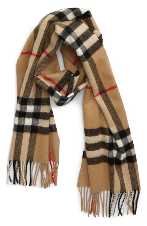 burberry check dark beige scarf|Burberry Check scarf men.